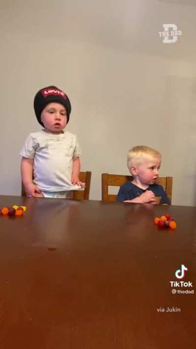 Brothers can&rsquo;t wait to eat gummies.