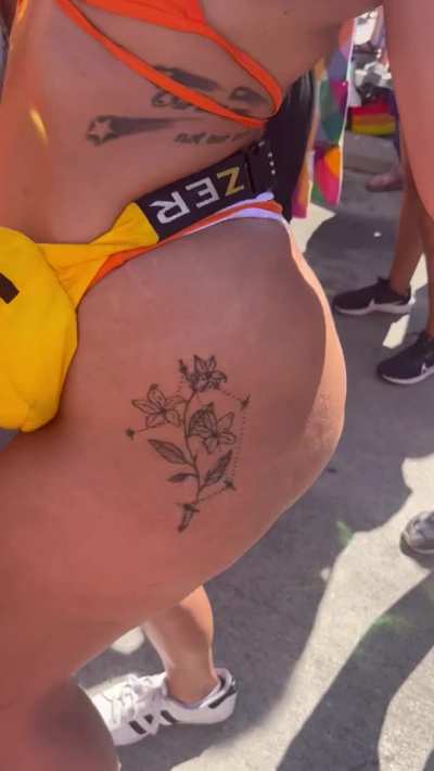 Shaking ass at Pride