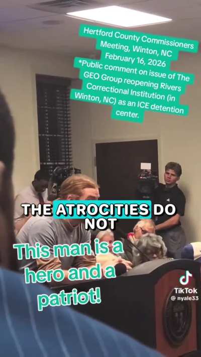 Respect for this man who is speaking out