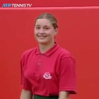 Goran Ivanisevic lets his fan play the match