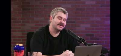 Ethan speaking to Brad the Bull