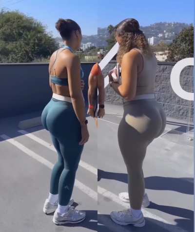 4K Version of the clip where their asses look fucking insane