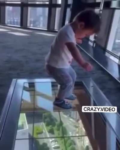 What is he doing?