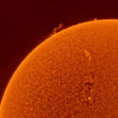 Two hour solar timelapse [OC]