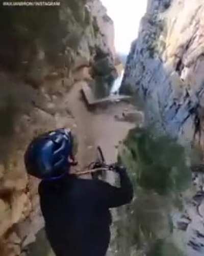 I&rsquo;m not sure I could even walk that trail without falling, this guy is awesome!