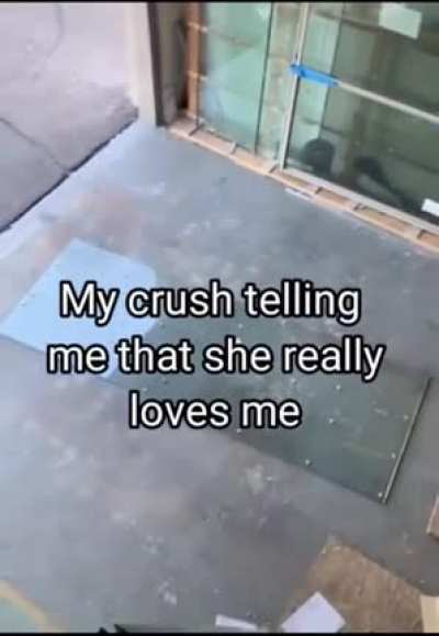 My heart cracked like that glass