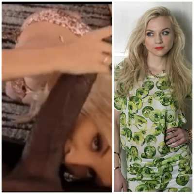 Emily Kinney worshipping a BBC