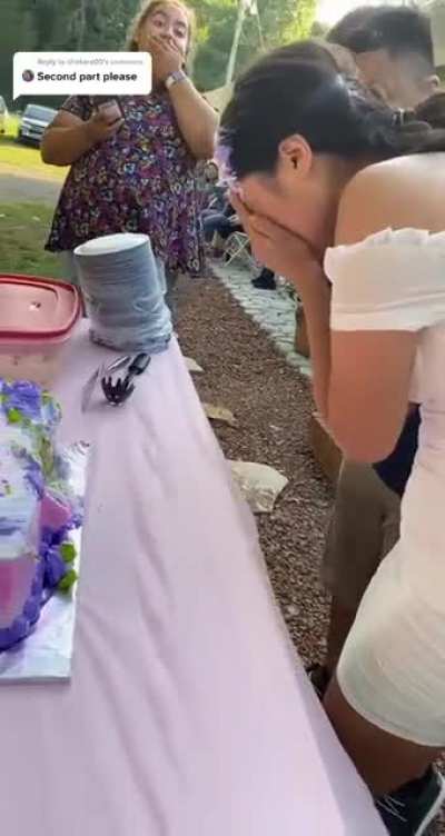 WCGW if I push this girl's face into the cake
