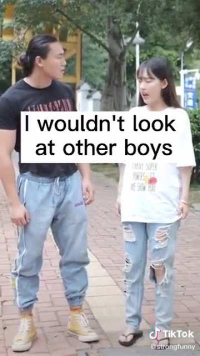 Never look at the other gender