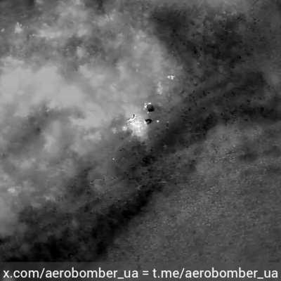 Ukraine's 30th Mechanized Brigade "Aerobomber" drone team targeted Russian infantry during night operations, landing close strikes with dropped munitions despite use of thermal blankets. Published August 29, 2024