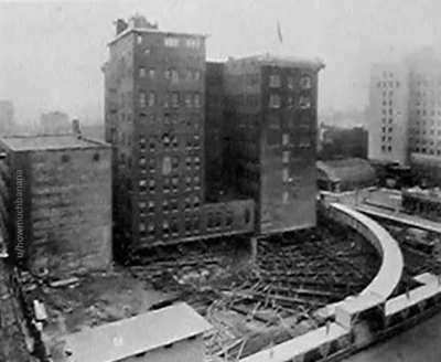 In 1930 the Indiana Bell building was rotated 90&deg;. Over a month, the 22-million-pound structure was moved 15 inch/hr... all while 600 employees still worked there. There was no interruption to gas, heat, electricity, water, sewage, or the telephone servic