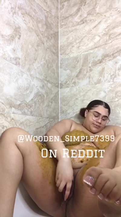Masturbation is better when covered in Shit (F)