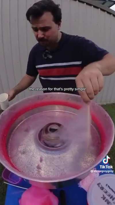 how fairy floss is made