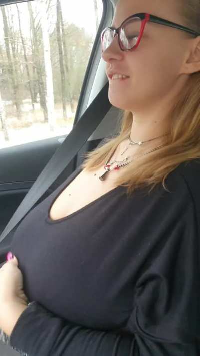 How do you like my car glasses? Pretty cool, huh?