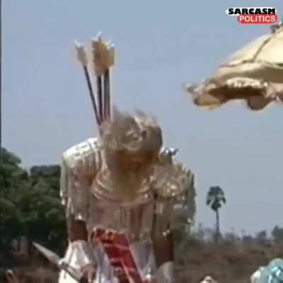 Hanuman ji is not sure now if he got Sanjivani. 😜