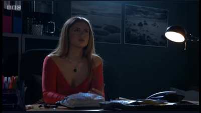 Maisie Smith Red Dress EastEnders April 2021