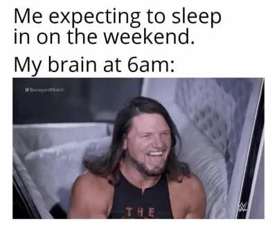 We don't do that here. -My Brain, probably.
