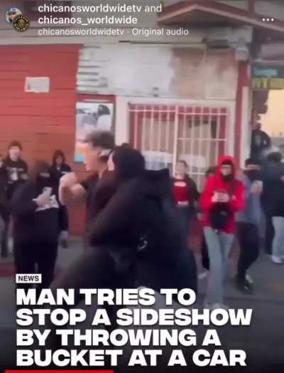 Full context of video posted earlier. Not condoning what happened but the guy wasn&rsquo;t some unaware bystander.