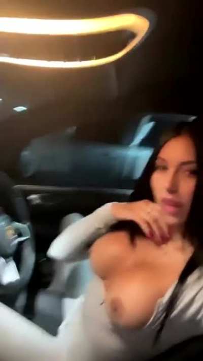 Hottie in the car