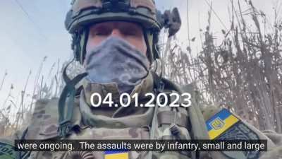 Bakhmut update 4-1-23. The situation is unchanged. The invaders try to attack in small and large groups and use MLRS and aviation but the line of defense is standing and Bakhmut holds 🇺🇦