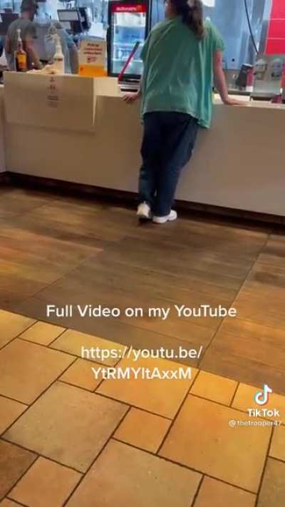 Karen is shut down by fellow customer at McDonalds