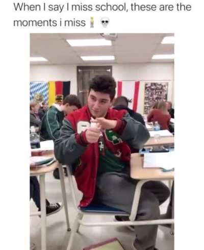 I miss school too