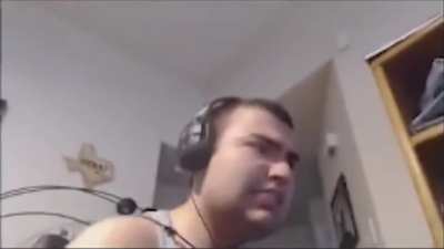 Guy freaks out on livestream when someone sees his feet pics folder and keeps saying it looks like little girls feet