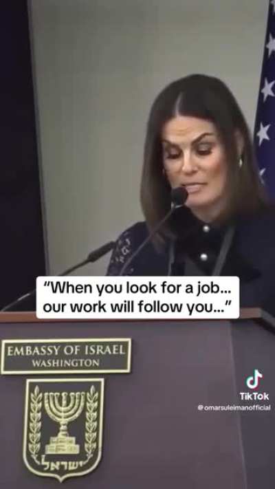 "When you look for a job, when you look for a spouse... our work will follow you..." Stop Antisemitism founder Liora Rez threatens anyone who dare criticize Israel