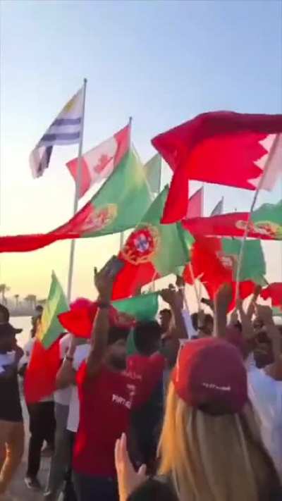 "European Fans" arrive in Qatar for the World Cup