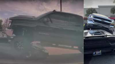 A Florida woman accidentally drove her pickup truck over a Lamborghini she didn’t see in a parking lot.