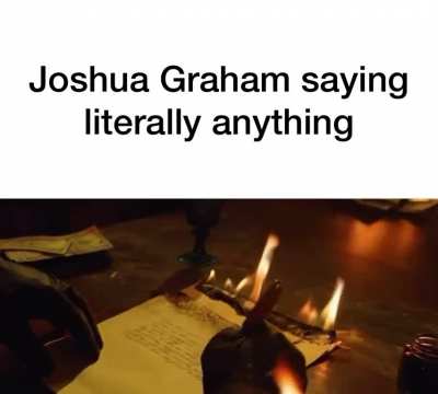 yea joshua graham&rsquo;s lines are pretty fire