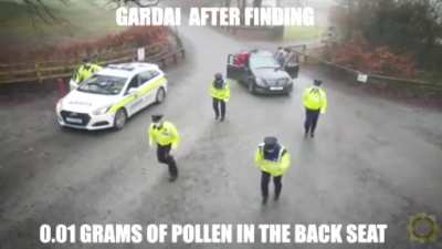 "It smells like Bob Marley's kitchen in this car lads"