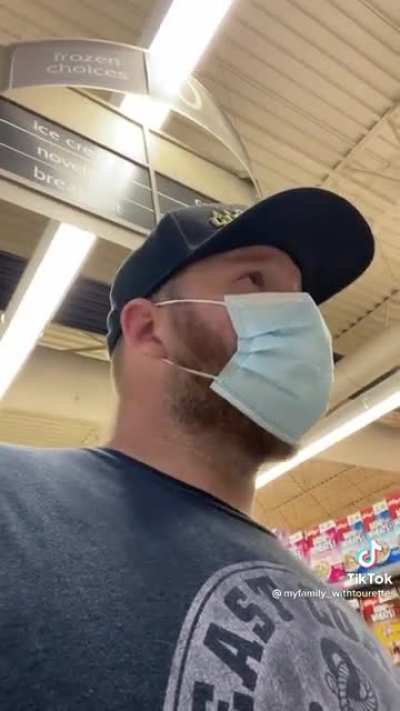 Man who suffers from Tourette&rsquo;s has to directly approach and explain his condition to someone giving him a hard time