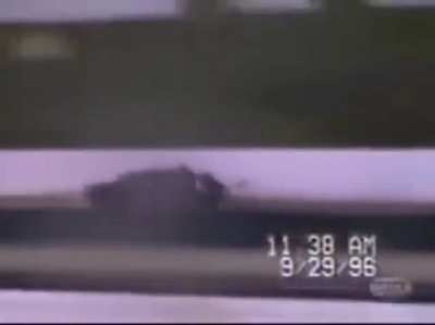 Motorcycle drag racer run over by competitor after mechanical failure. 1st clip is the raw footage of the accident from 1996, and the 2nd is a more detailed version of the footage as seen on "World's Most Shocking Moments Caught On Tape 3" in 1999 (TV rec