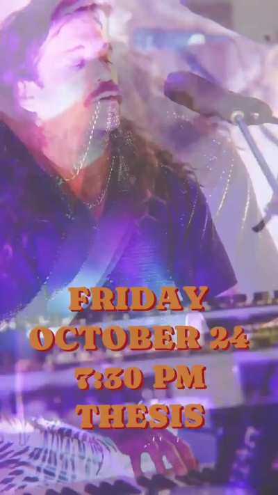 Hiahli w/ Desperate Electric at Thesis on Friday 10/24