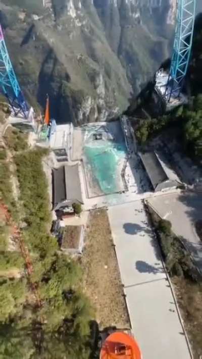 POV of world&rsquo;s highest swing