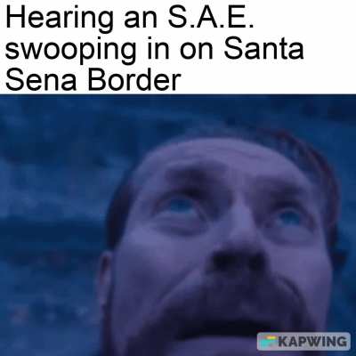 "Hostiles launched an S.A.E."