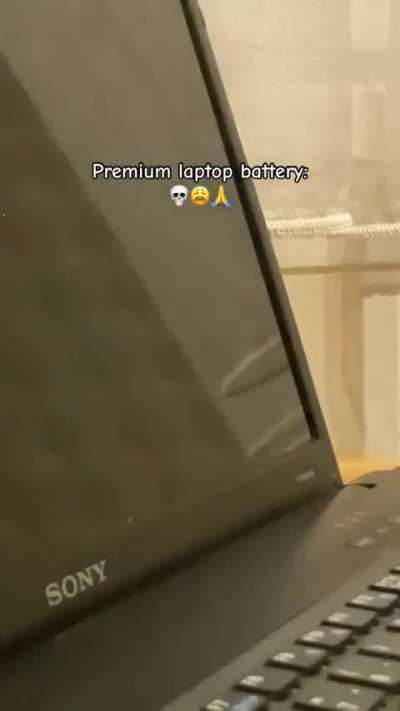That Moment When Your Gaming Laptop Thinks 100% Means 5 Minutes of Freedom