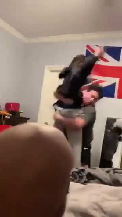 Idiot gets knocked out