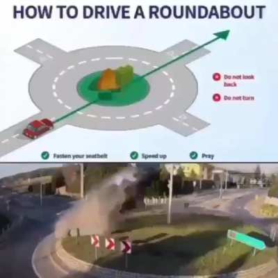 blursed driving skills