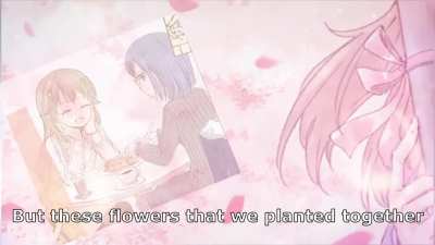 Tokino Sora sings "さよならのかわりに、花束を / A Bouquet, Instead of a Good-bye", piano version, with English subtitles. It has been a while since Sora and A-chan showed up together.