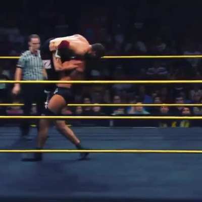 Guys Cesaro’s strong, Like REALLY strong. This is actually one of the greatest feats of strength I’ve ever seen, he did this to a grown man.