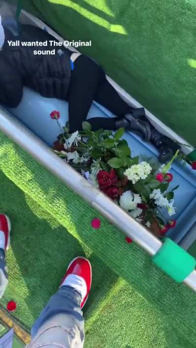 Funeral gone wild