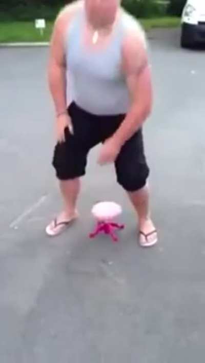 Sitting on a kids chair