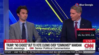 David Hogg to Scott Jennings: "People are tired of being lectured by men with Rolexes on CNN about affordability in this country."