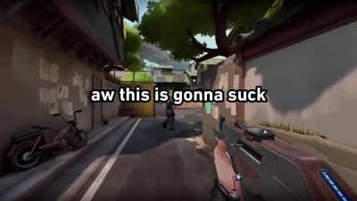 Fun with the "no crosshair" challenge...