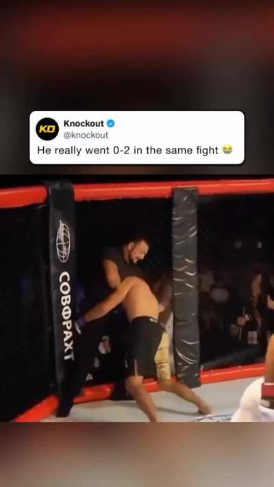 Lost twice in the same fight...
