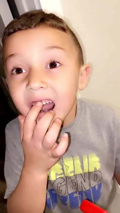 Pulling a tooth with a nerf gun