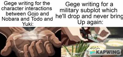 Are we ever going to get a follow up on the military plot?