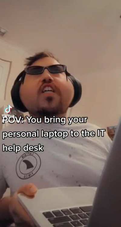 Don't bring your personal device to IT